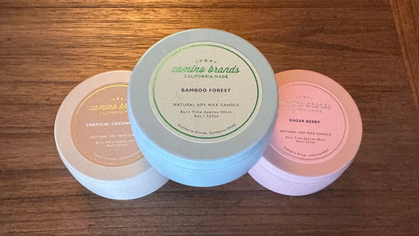 Spring travel tin set