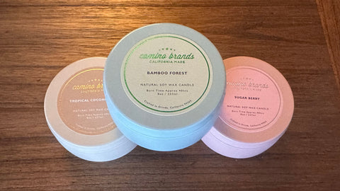 Spring travel tin set