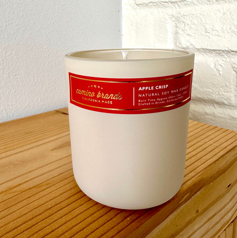 13 oz Apple Crisp in Matte Cream Glass