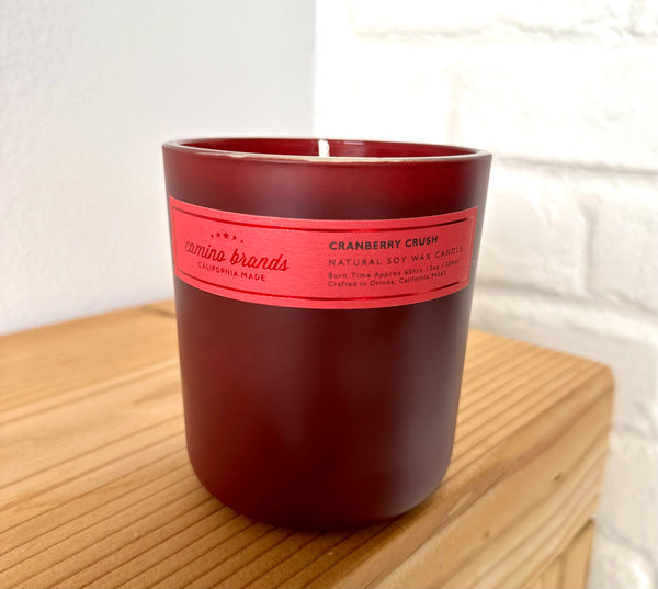 13 oz Cranberry Crush in Burgundy glass