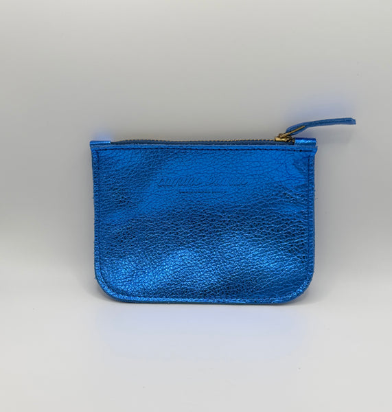Metallic Royal Blue Coin Purse