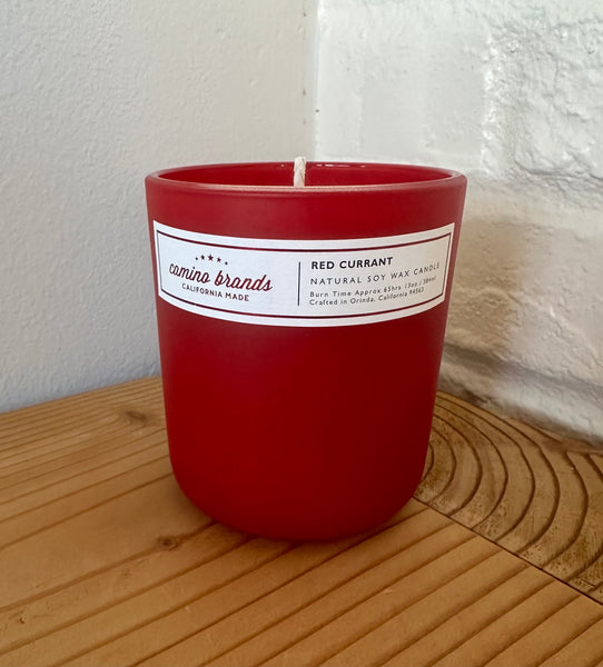 13 oz Red Currant Candle in Red Glass
