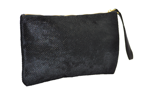Banker Bag- Black Hair with gold fleck