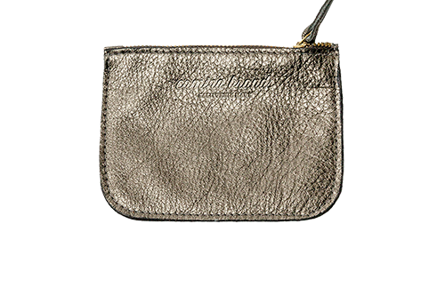 Coin Purse - Metallic Pewter