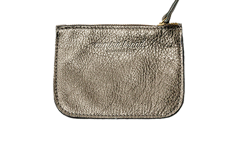 Coin Purse - Metallic Pewter