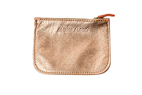 Metallic rose gold sales purse