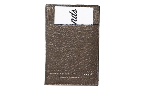 Card Holder - Metallic Pewter
