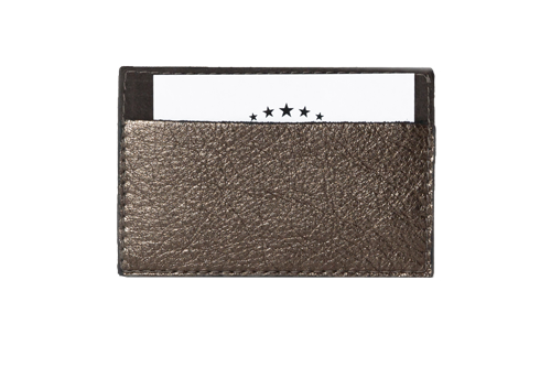 Card Holder - Metallic Pewter