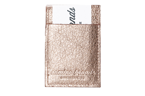 Card Holder - Metallic Rose Gold