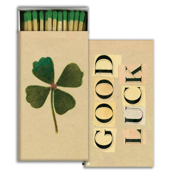 Matches- Good Luck Clover